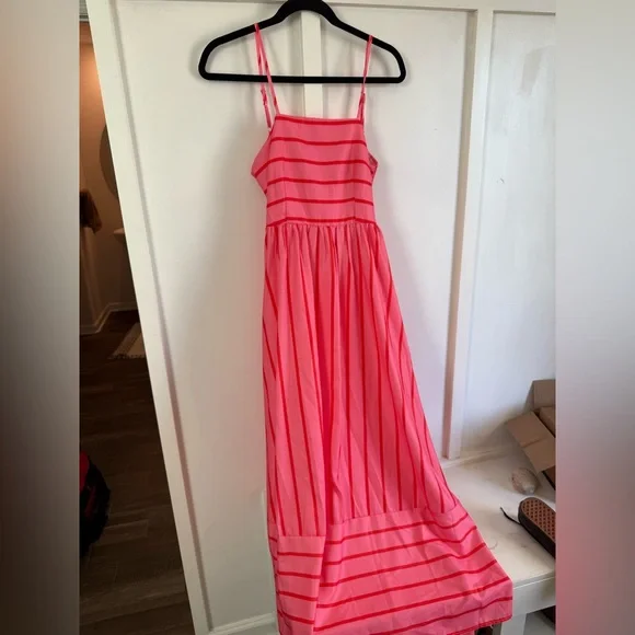 Pink Striped women’s Dress - Picture 1 of 2